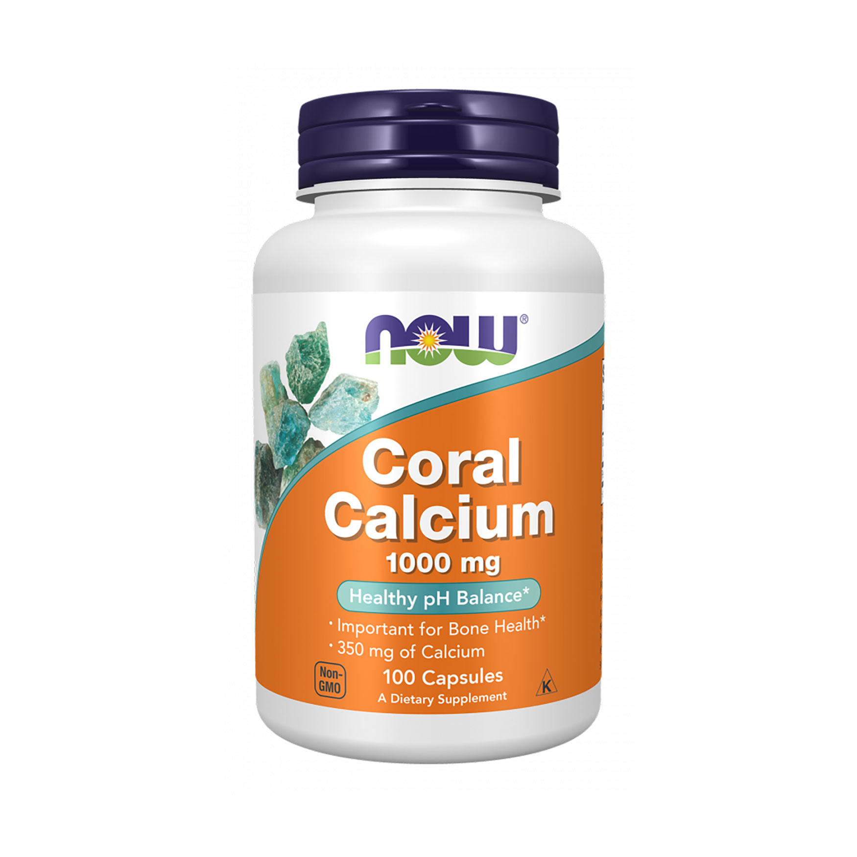 Кораловий кальцій NOW Foods Coral Calcium 1000 мг, 100 капсул