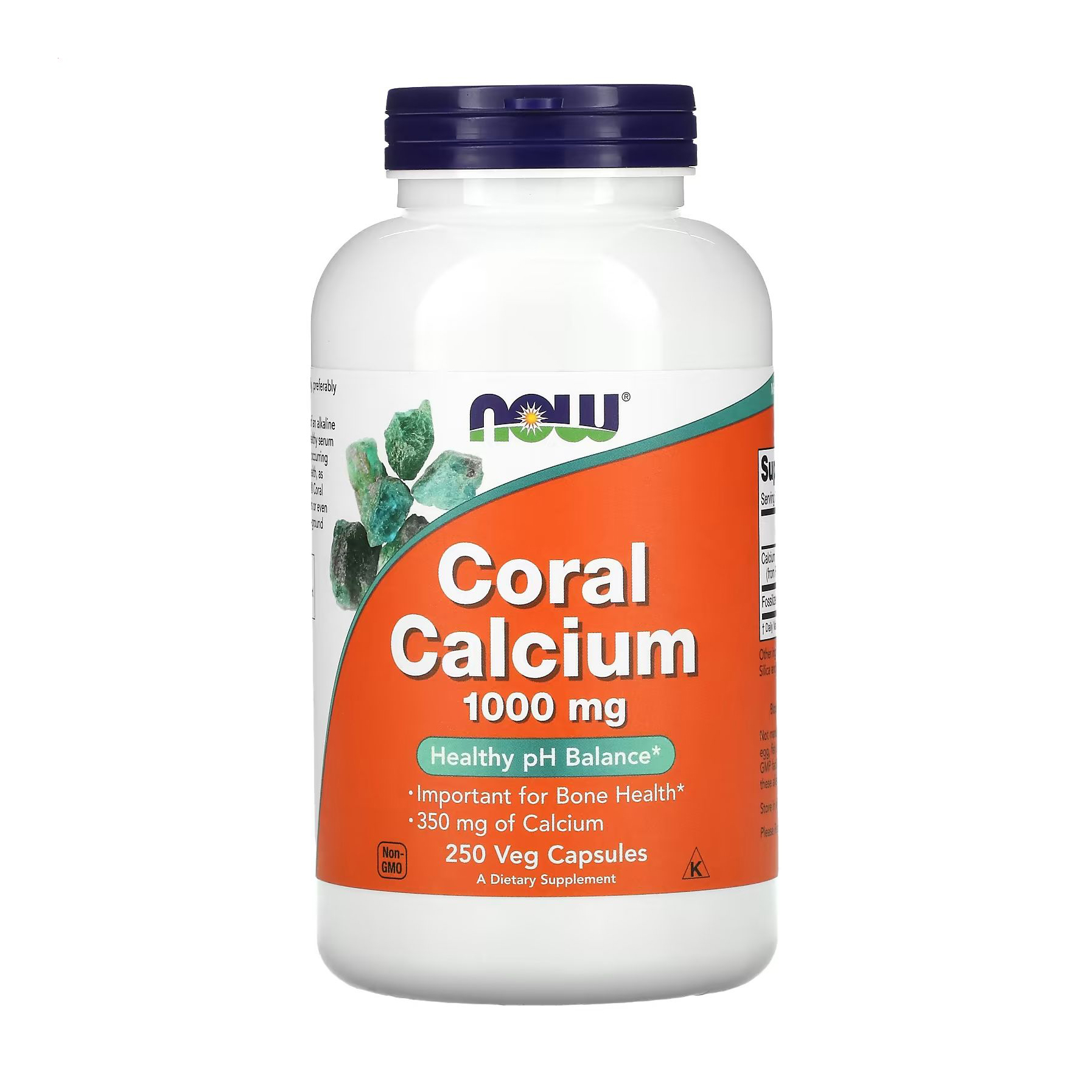 Кораловий кальцій NOW Foods Coral Calcium 1000 мг, 250 капсул
